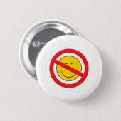 Anti-Smiley-Gesicht Button (Vorne & Hinten)