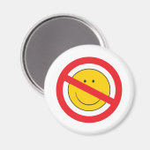 Anti-Smiley-Gesicht Magnet (Vorderseite/Rückseite)