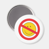 Anti-Smiley Magnet (Vorderseite/Rückseite)