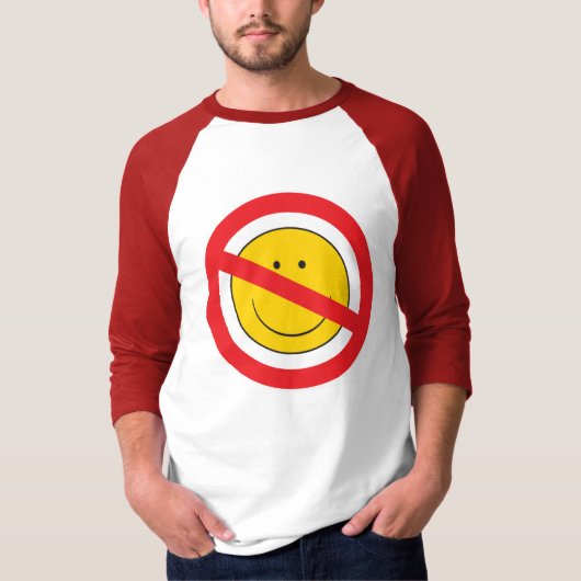 Anti-Smiley T-Shirt (Vorderseite)