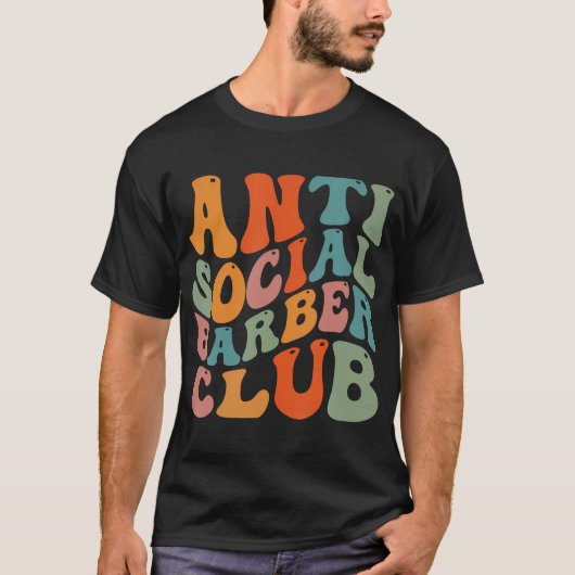 Anti Social Barber Club T-Shirt (Vorderseite)