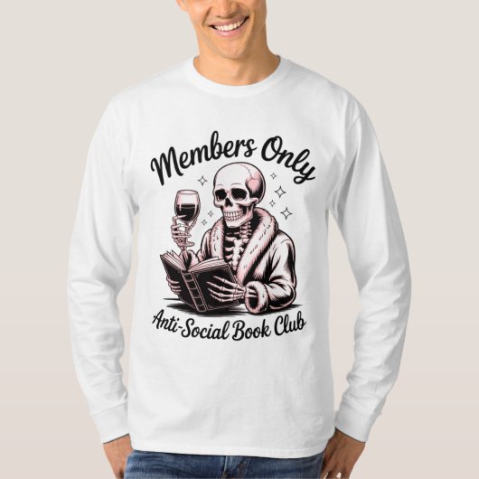 Anti-Social Book Club T-Shirt (Vorderseite)