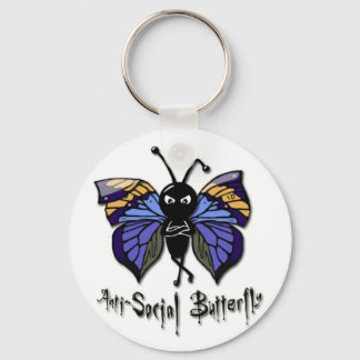 "Anti-Social Butterfly"-Schlüsselanhänger Schlüsselanhänger