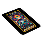 Anti-Social Butterfly Tarot Card Magnet (Rechte Seite)