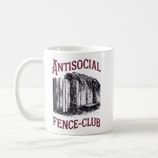 Anti-Social-Fazit-Club - Funny Sarcastic Design Kaffeetasse