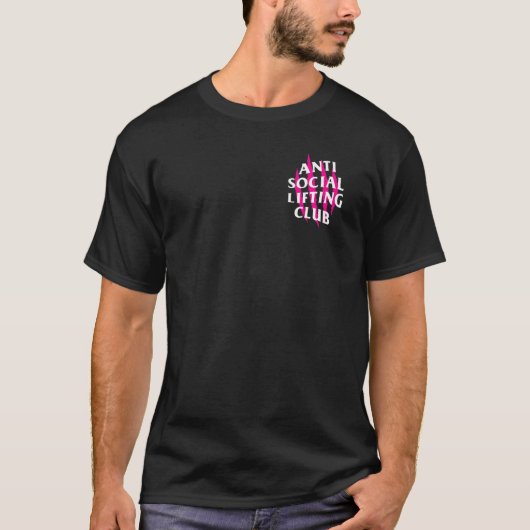 Anti Social Lifting Club Beast Cases Pink (Vorders T-Shirt (Vorderseite)