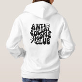 Anti-Social Mamas Club Trendy Gift Hoodie (Rückseite)