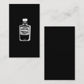 Anti-Social-Media-Giftnebenwirkungen des Internets Visitenkarte (Vorne/Hinten)