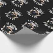 Anti Social Mops Club Packaging Paper Geschenkpapier (Ecke)