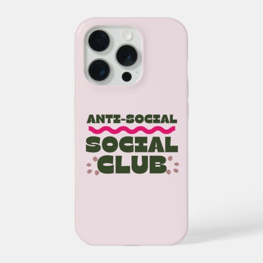 Anti-Social Social Club Iphone Case iPhone Hülle (Rückseite)
