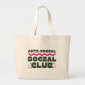 Anti-Social Social Club Jumbo Stoffbeutel (Vorne)