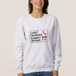 Anti-Social Statement-Shirt für moderne Wahlen Sweatshirt