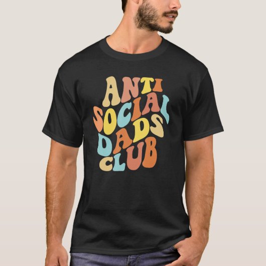 Anti-Social Vaters Club Introvertiert Männer's Ant T-Shirt (Vorderseite)