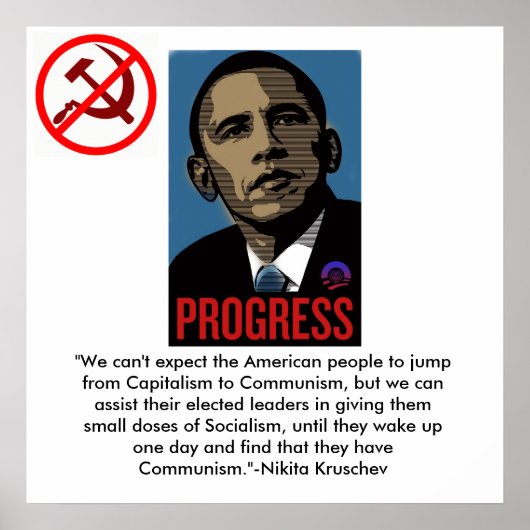 Anti-Socialism Poster (Vorne)