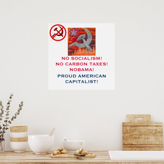 Anti-Socialism Poster (Küche)