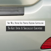 Anti-Socialist Bumper Sticker Autoaufkleber (Auf Auto)