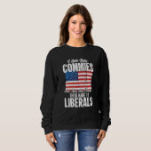 Anti Socialist Communist Pro America Patriotic Sweatshirt (Vorne ganz)