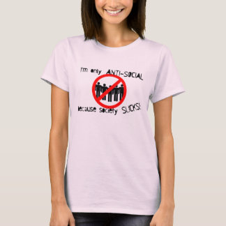 Anti-sozialer Bio T - Shirt