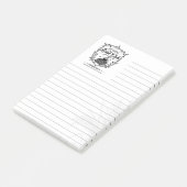 Anti-Sozialer Buchclub Lined 3M Post-it® Notizen (angewinkelt)