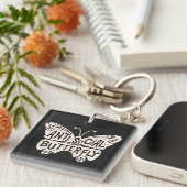 Anti-sozialer Schmetterling Schlüsselanhänger (Vorderseite rechts)