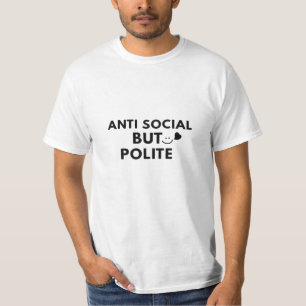 Anti-soziales, aber höfliches lustiges Introvertie T-Shirt