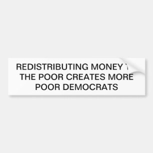 Anti-Sozialismus", "Anti-Demokrat", Autoaufkleber