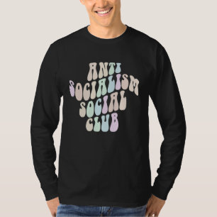 ANTI SOZIALISMUS SOCIAL CLUB Sozialistische Retro- T-Shirt