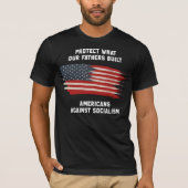 Anti-Sozialismus USA 4. Juli Kapitalismus Freiheit T-Shirt (Vorderseite)