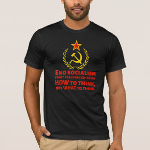 Anti-Sozialist & Kommunist wie man den Sozialismus T-Shirt