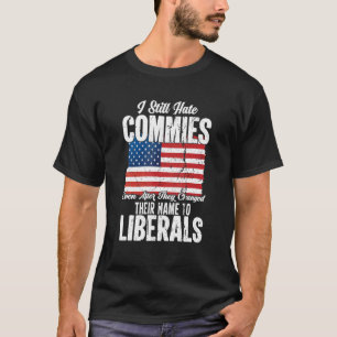 Anti-sozialistischer Kommunist Pro America Patriot T-Shirt