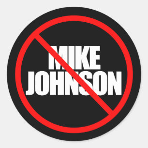 Anti-Sprecher-Johnson-Aufkleber Runder Aufkleber