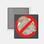 Anti-Squirrel Magnet (Vorderseite/Rückseite)