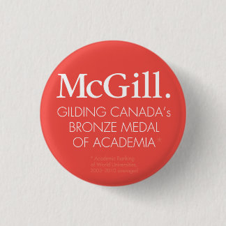 Anti-Stolz einer Schule irgendwo in Québec Knopf Button
