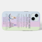 ANTI-Stress I CHOOSE GRATITUDE OVER NEGATIVITY Case-Mate iPhone Hülle (Rückseite (Horizontal))