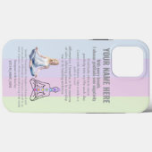 ANTI-Stress I CHOOSE GRATITUDE OVER NEGATIVITY Case-Mate iPhone Hülle (Rückseite (Horizontal))