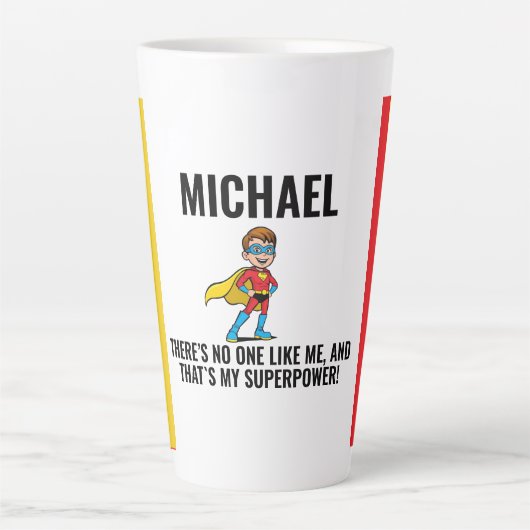ANTI-STRESS KIDS HERO SUPERHERO POWER MILCHTASSE (Vorderseite)