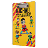 ANTI-STRESS KIDS HERO SUPERHERO POWER RED KLEMMBRETT (Links)