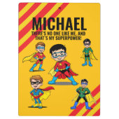 ANTI-STRESS KIDS HERO SUPERHERO POWER RED KLEMMBRETT (Rückseite)