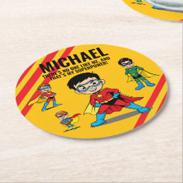 ANTI-STRESS KIDS HERO SUPERHERO POWER TEAM RUNDER PAPPUNTERSETZER