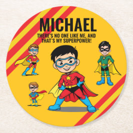 ANTI-STRESS KIDS HERO SUPERHERO POWER TEAM RUNDER PAPPUNTERSETZER