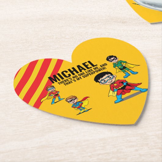 ANTI-STRESS KIDS HERO SUPERHERO POWER  UNTERSETZER (angewinkelt)
