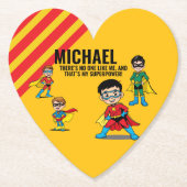 ANTI-STRESS KIDS HERO SUPERHERO POWER  UNTERSETZER (Vorderseite)