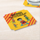 ANTI-STRESS KIDS HERO SUPERHERO POWER  UNTERSETZER (angewinkelt)