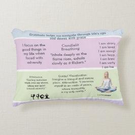 ANTI-STRESS RELAX CALM Meditation PEACE Dekokissen