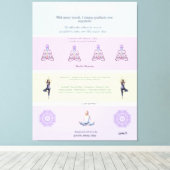 ANTI-Stress with every breath I choose gratitude Leinwanddruck (Insitu (Holzboden))