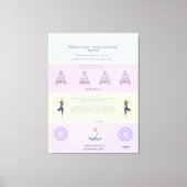 ANTI-Stress with every breath I choose gratitude Leinwanddruck (Vorderseite)