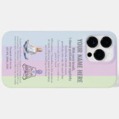 ANTI-Stress YOGA CHAKRA PEACE GRATITUDE Case-Mate iPhone Hülle (Rückseite (Horizontal))