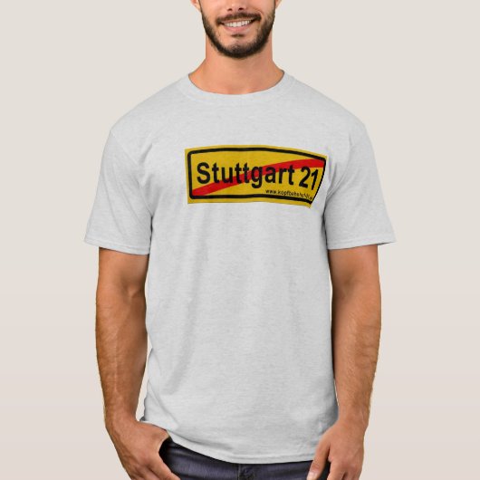 Anti Stuttgart 21 T-Shirt (Vorderseite)