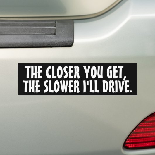 Anti-tailgater Autoaufkleber (Auf Auto)