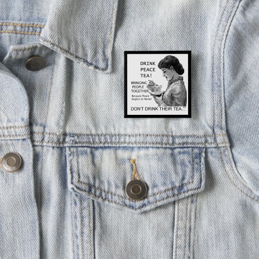 ANTI-TEA PARTY-KNOPF BUTTON (Beispiel)